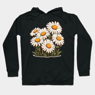 Daisy plant hippie love garden gardener Hoodie